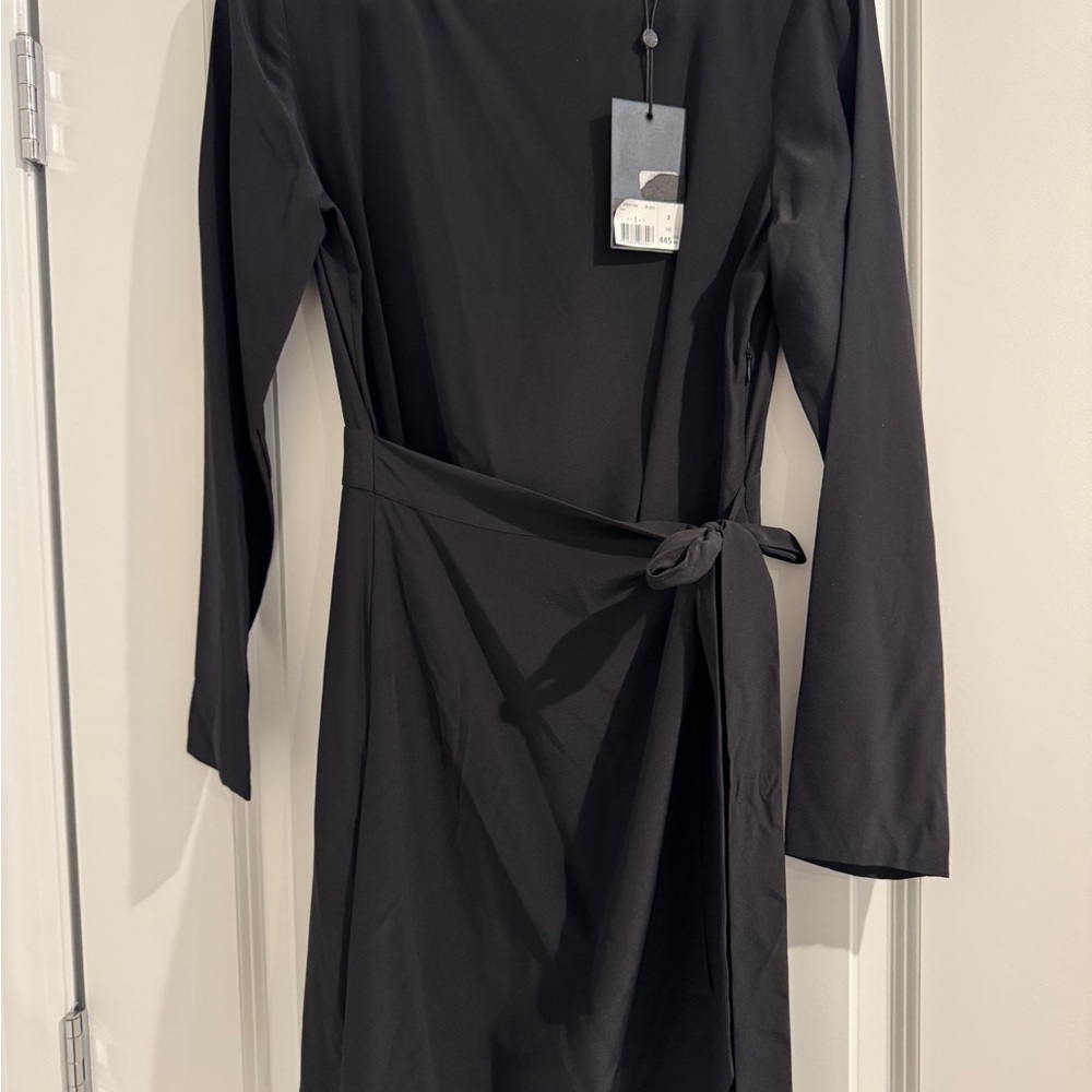 NWT The Kooples Black Long Sleeve Dress